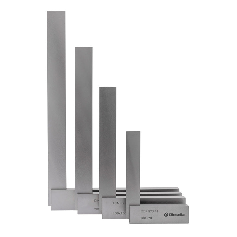 Ansatsvinkler 4-sæt DIN 875/1 100 × 70, 150 × 100, 200 × 130, 250 × 165
