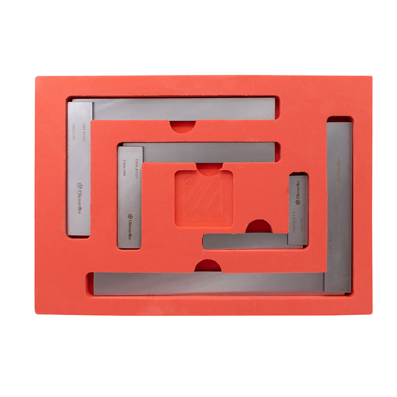 Ansatsvinkler 4-sæt DIN 875/1 100 × 70, 150 × 100, 200 × 130, 250 × 165