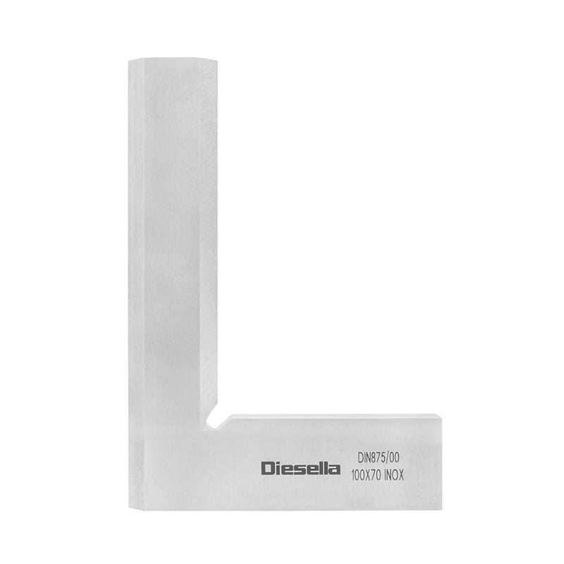 Hårvinkel 100 × 70 mm DIN 875/00