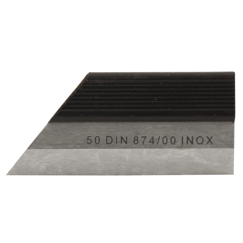 Hårlineal 200 mm DIN 874 grad 00 (rustfrit stål)