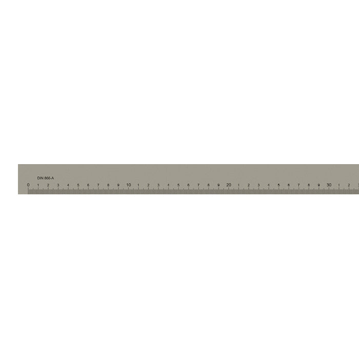 Målestav Form A 4000 × 60 × 12 mm DIN 866