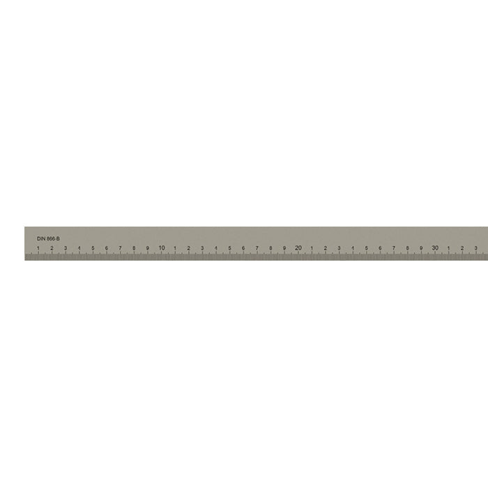 Målestav Form B 4000 × 50 × 10 mm DIN 866