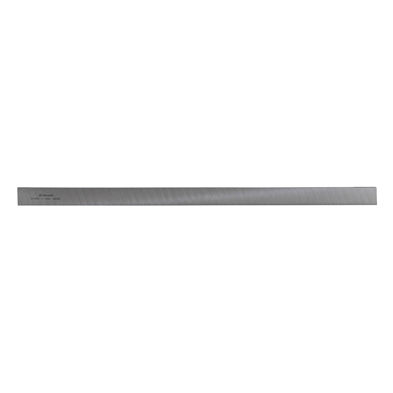 Retteskinne 1000 × 50 × 10 mm i stål DIN 874 grad 2