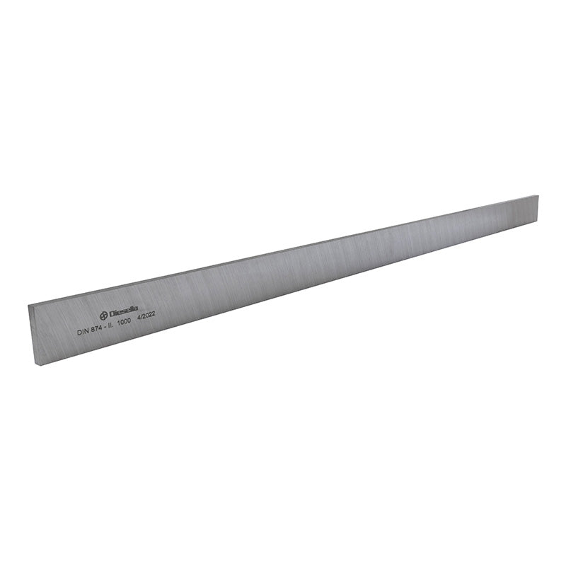 Retteskinne 1000 × 50 × 10 mm i stål DIN 874 grad 2