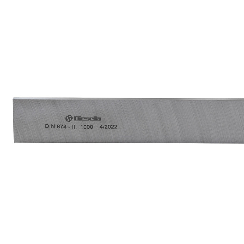 Retteskinne 1000 × 50 × 10 mm i stål DIN 874 grad 2