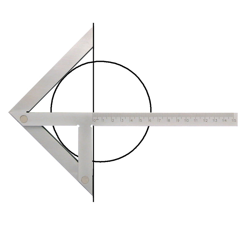 Centrumsvinkel 200 mm × 150 mm