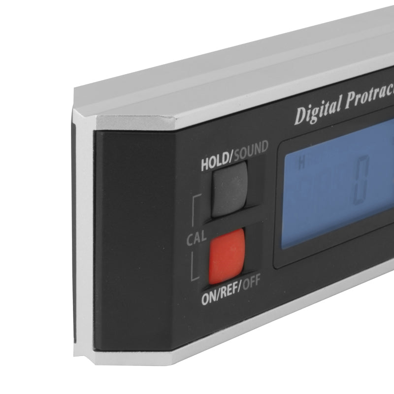 Digitalt vaterpas IP65 150 mm/0,05° 4 × 90° med stort LCD-display
