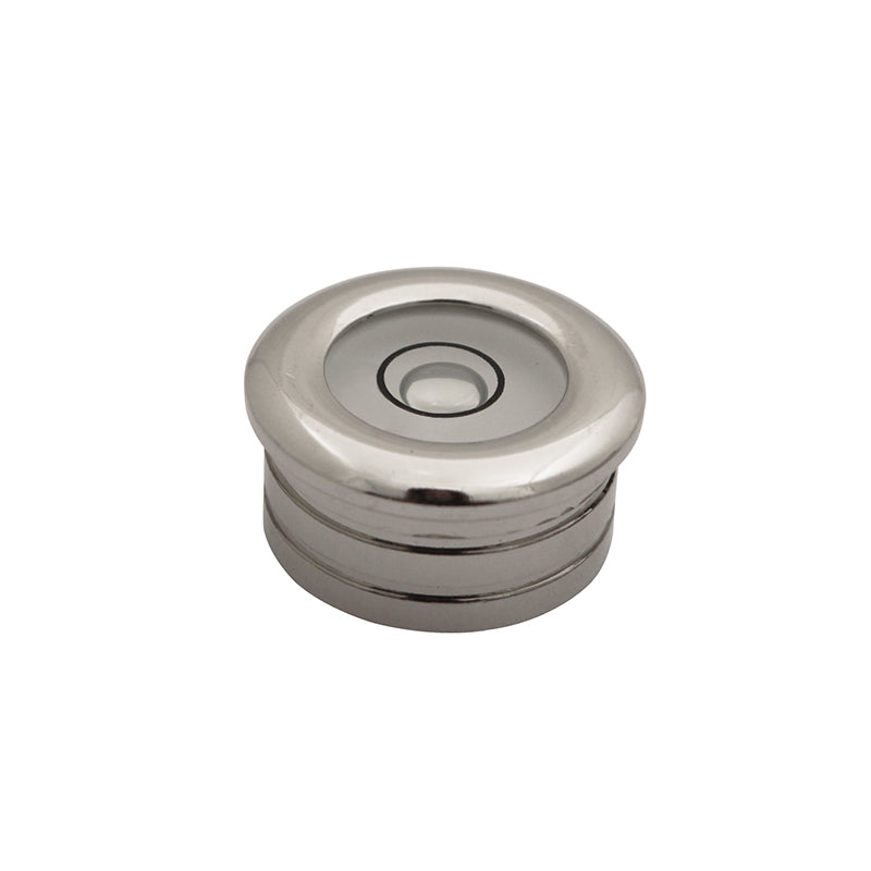 Dåselibelle Ø20 mm forkromet med indbygningsslidser (type 1)