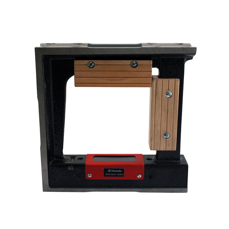 Rammevaterpas med magnet 150 × 150 mm × 0,02 mm/m