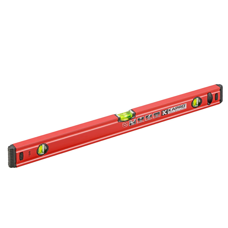 SPIRIT vaterpas 60 cm med magneter og 3 akryl-libeller