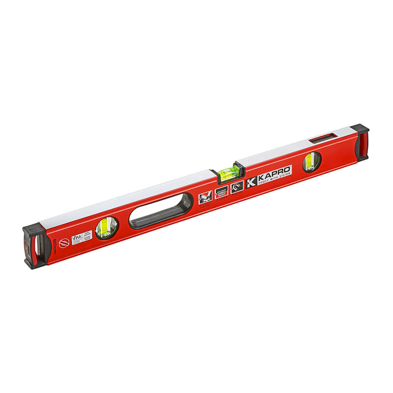 APOLLO Prof. vaterpas 80 cm med DualView, magneter og 3 akryl-libeller
