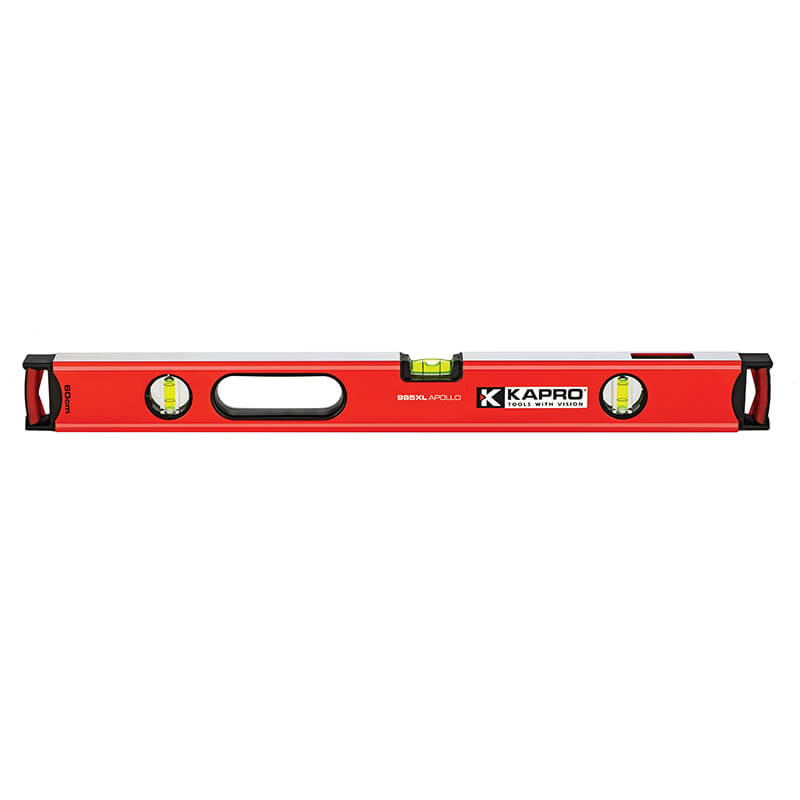 APOLLO Prof. vaterpas 60 cm med DualView og 3 akryl-libeller