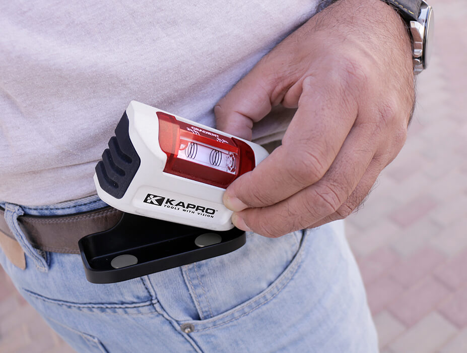 SMARTY 946 minivaterpas 10 cm med OPTIVISION, magnet og bælteclips