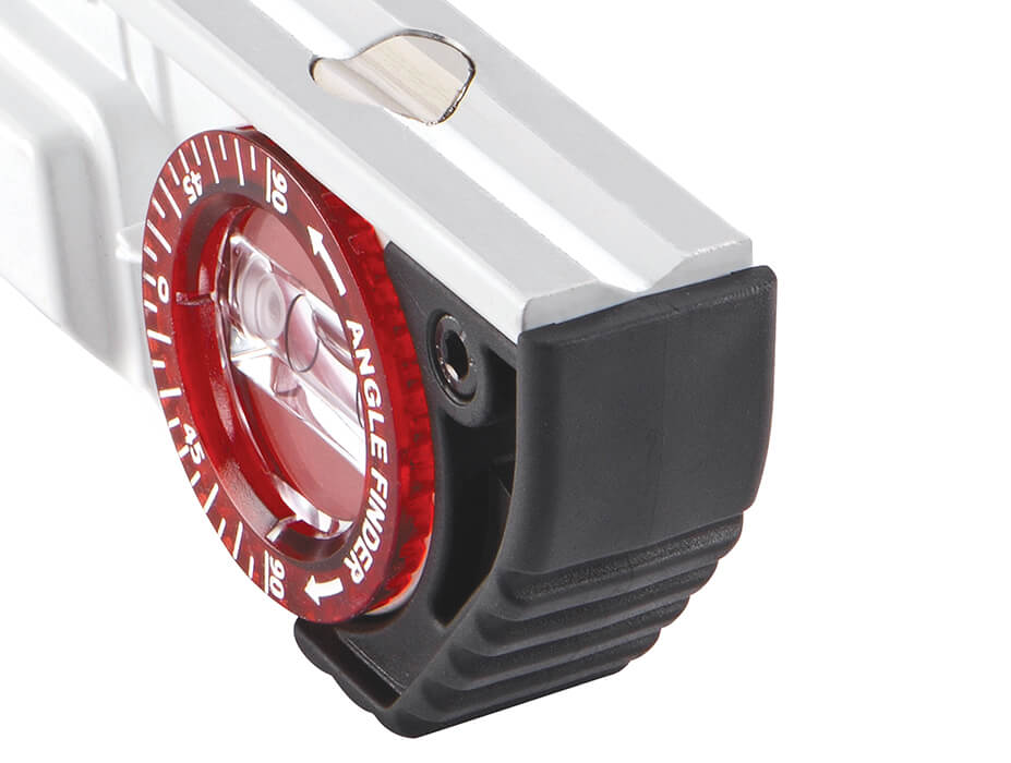 Torpedovaterpas 25 cm i støbt aluminium med OPTIVISION og magnet