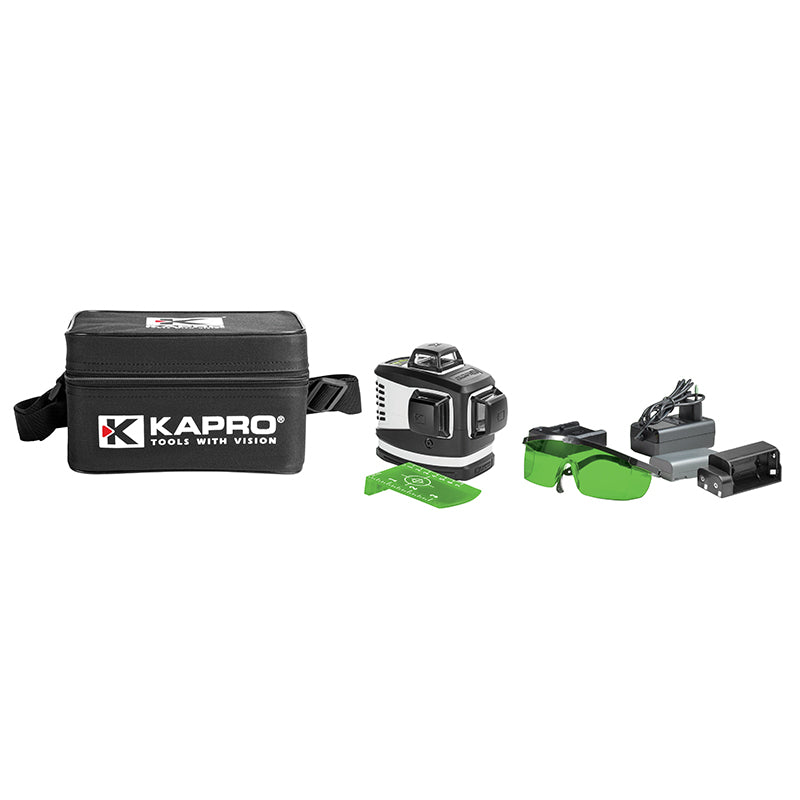 883GB Prolaser 3D All-Lines krydslaser 360° grøn