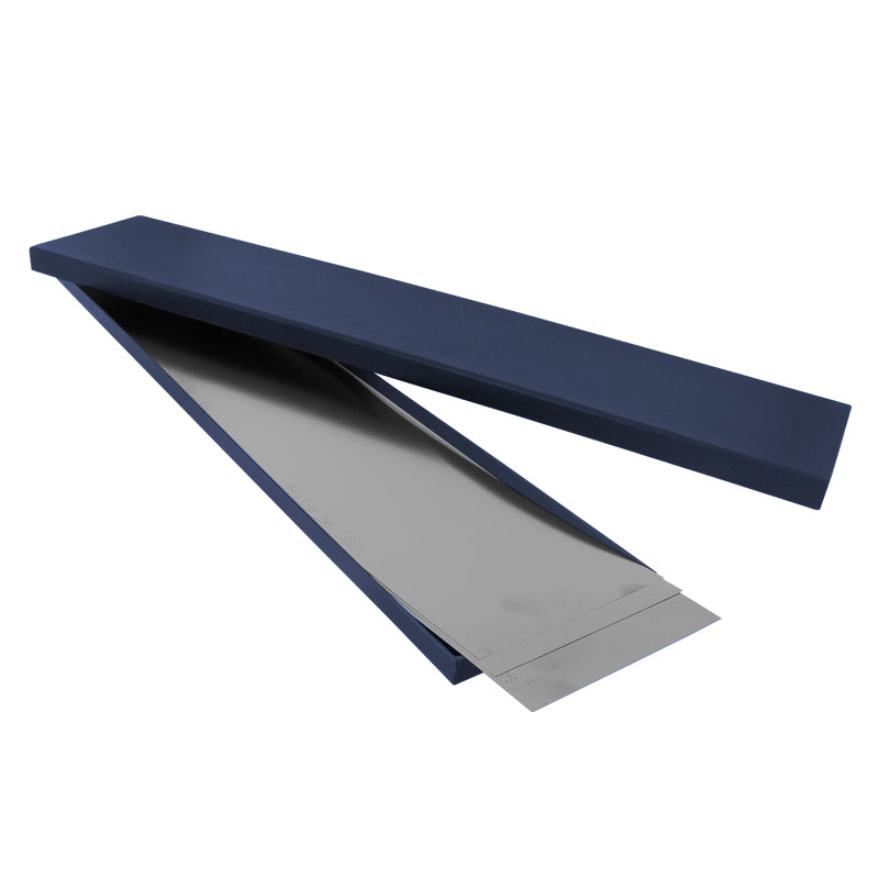Søgerstål i ark 0,20 mm (100 × 500 mm) rustfri 1.4310
