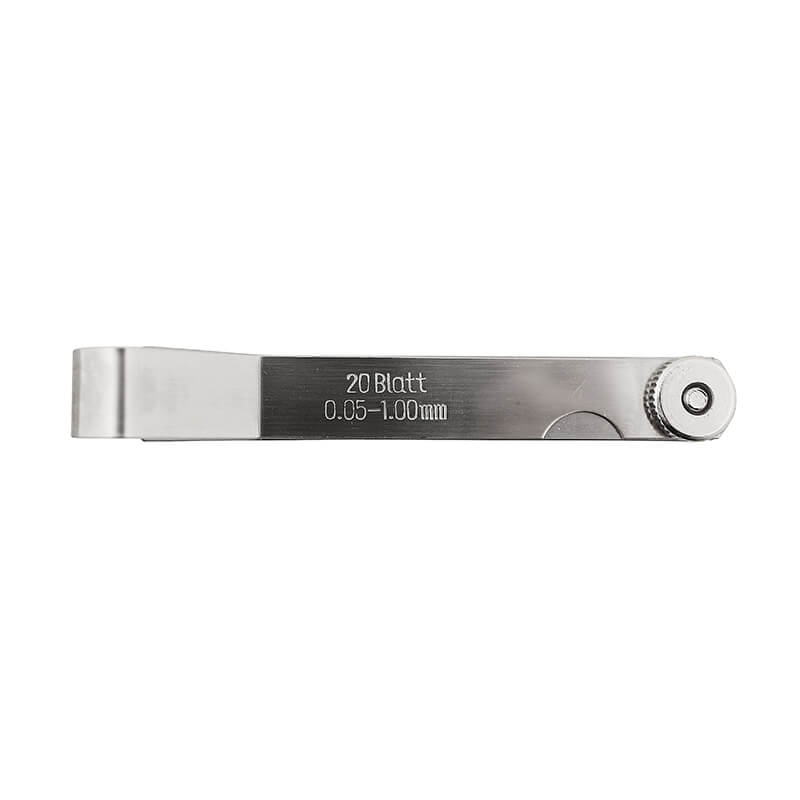 Ventil søgerblad 0,05–1,00 mm (20 blade) 100 mm 45° vinkel