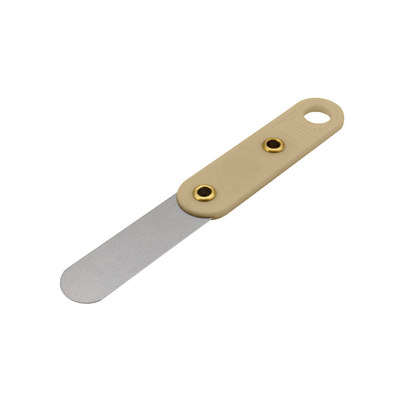 Søgerblad 0,50 mm med plastik håndtag (beige)