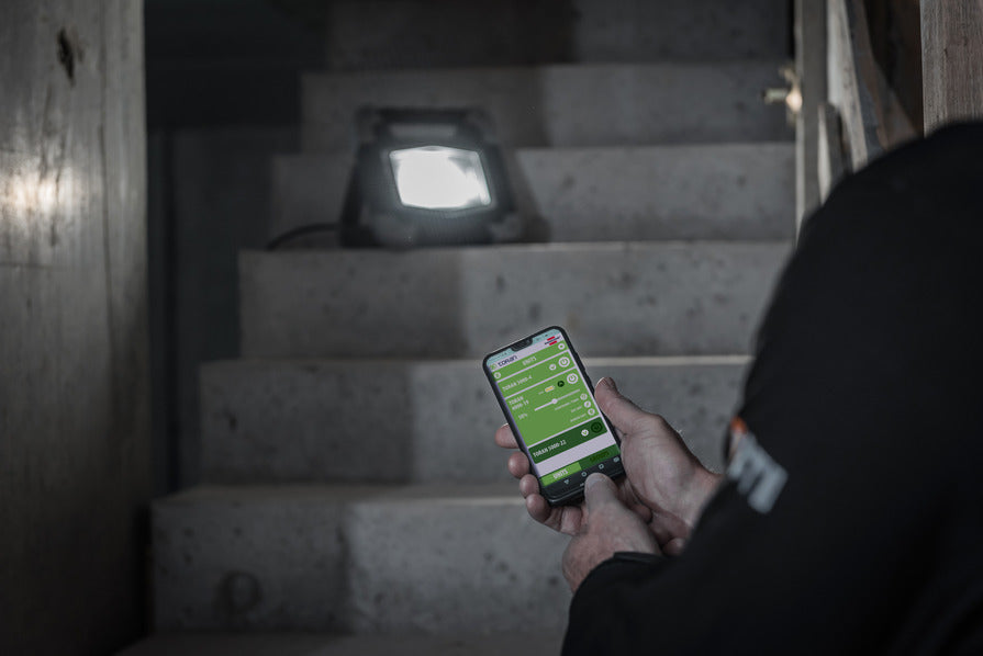 LED arbejdslampe 30 watt bluetooth
