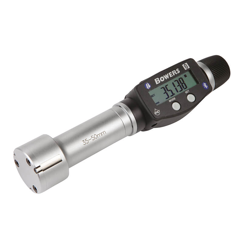 XTD35M-BT digital 3-punkt mikrometer 35–50 mm med kontrolring og Bluetooth