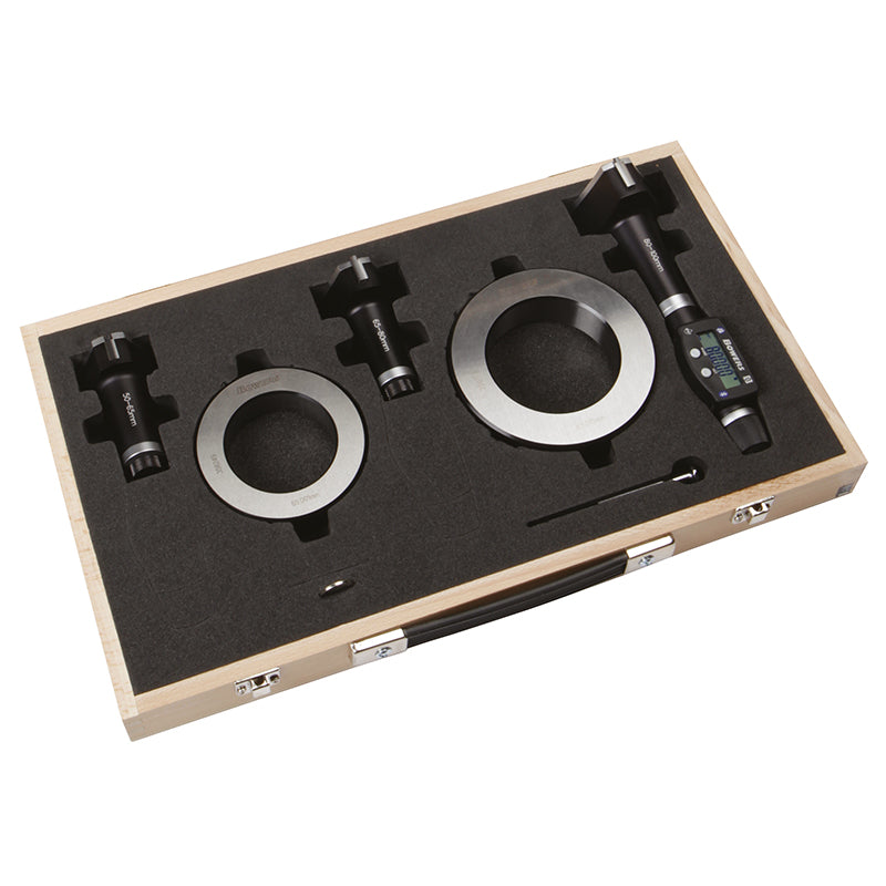 SXTD6M-BT digital 3-punkt mikrometer sæt 50–100 mm med kontrolring og Bluetooth