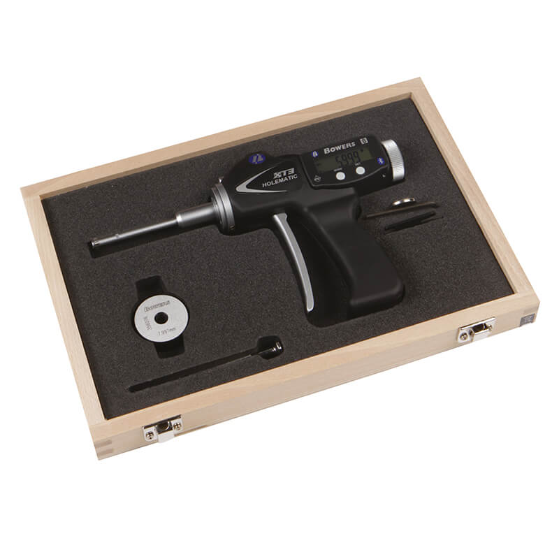 XTH4M-BT digital 3-punkt hurtigmålings-mikrometer 4–5 mm med pistolgreb og Bluetooth