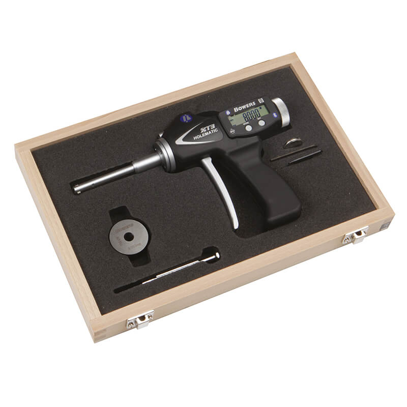 XTH8M-BT digital 3-punkt hurtigmålings-mikrometer 8–10 mm med pistolgreb og Bluetooth