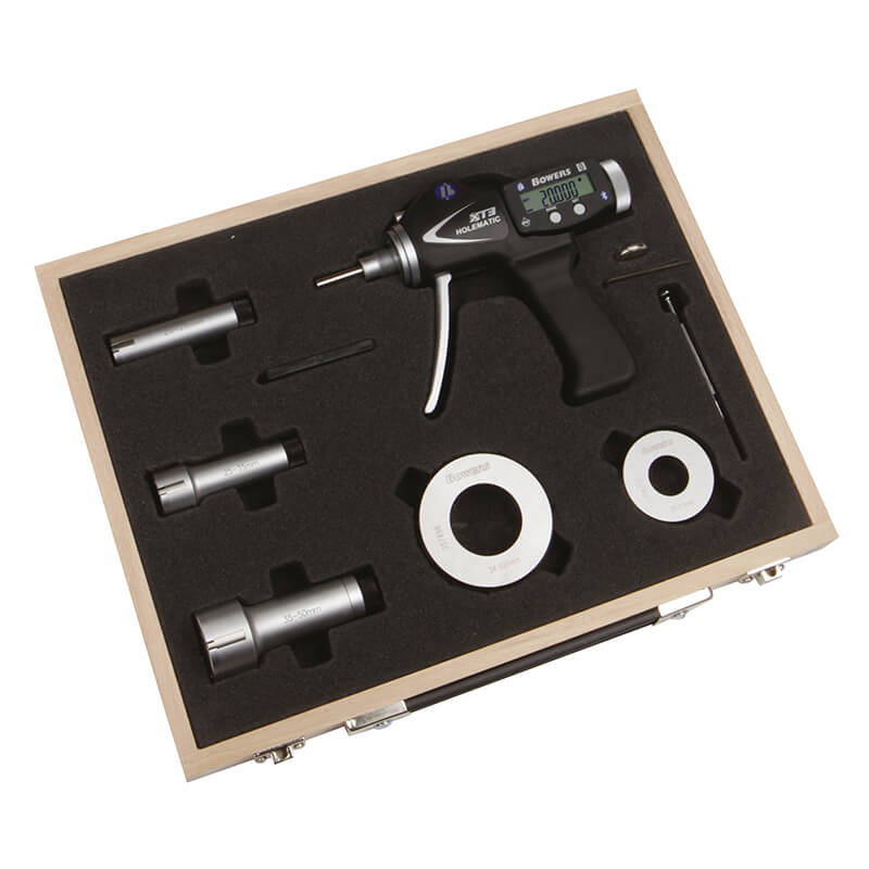 SXTH6M-BT digital 3-punkt hurtigmålings-mikrometer sæt 50–100 mm med pistolgreb og Bluetooth