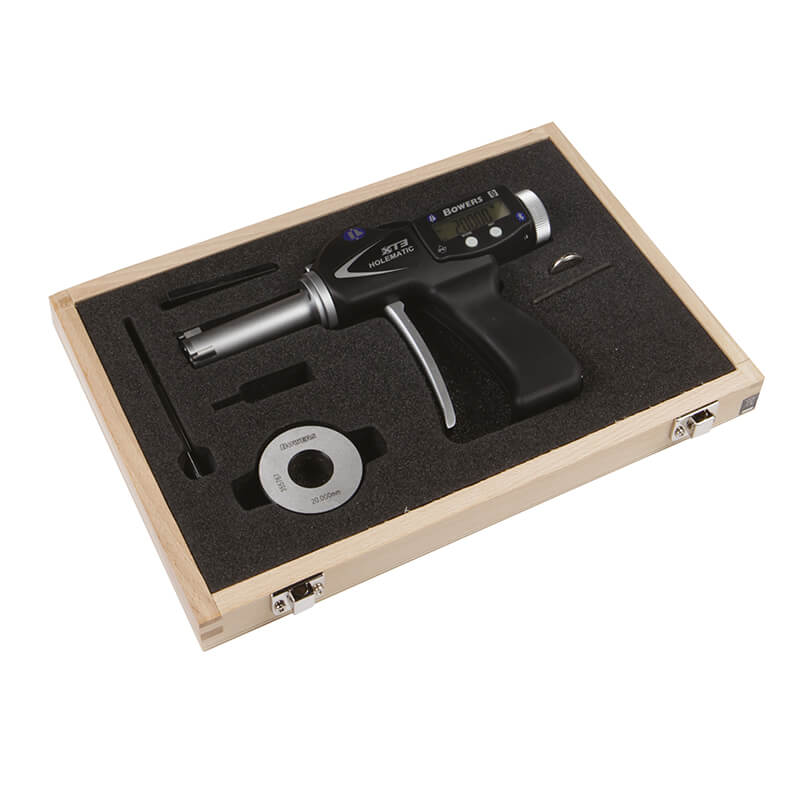 SXTH11M-BT digital 3-punkt hurtigmålings-mikrometer sæt 20–100 mm med pistolgreb og Bluetooth