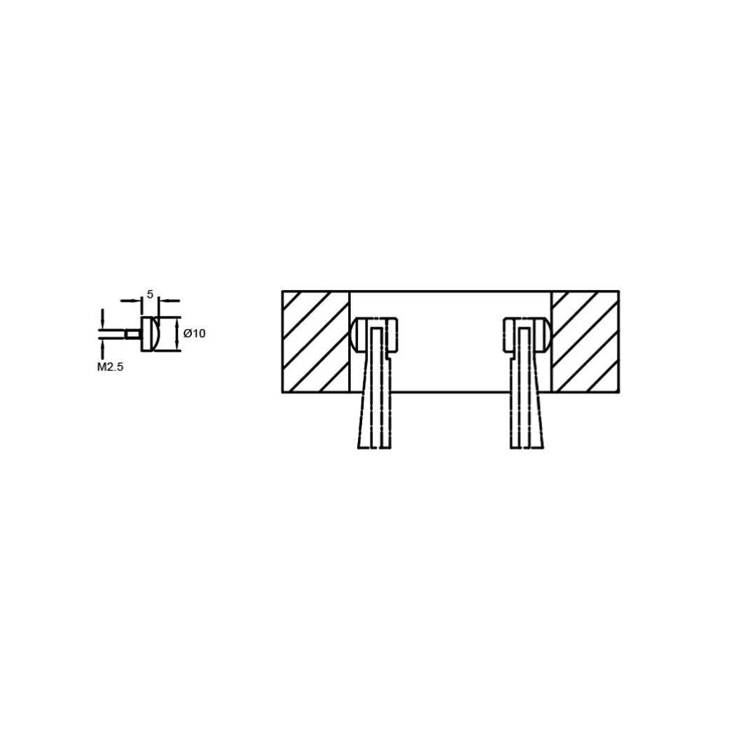 "TGUA005" universal Spherical Tip