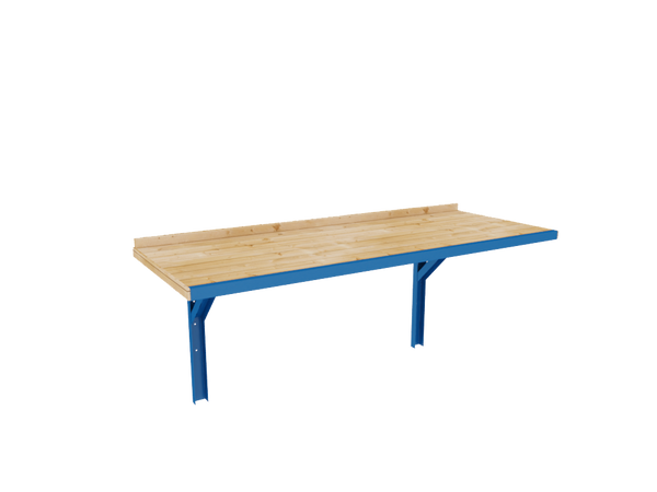 VBB-1.15 væghængt værkstedsbord, B 1500 mm