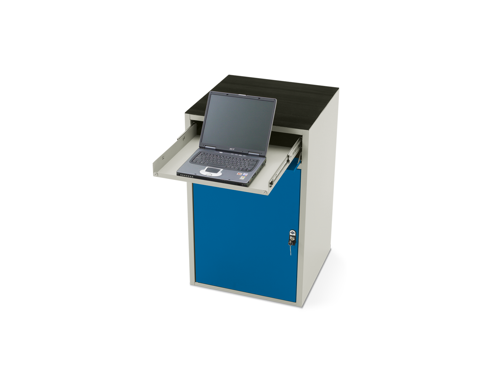 CS-4 computerskab til bærbar computer, H 970 mm
