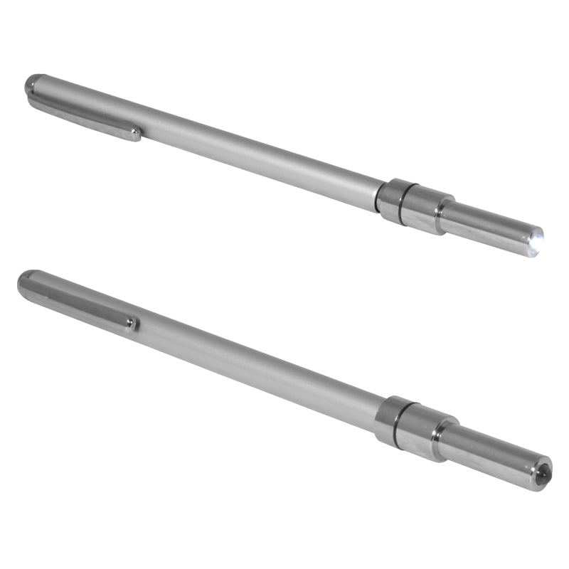 Inspektionsspejl Ø30 mm med teleskopstang og LED-lys (L=665 mm)