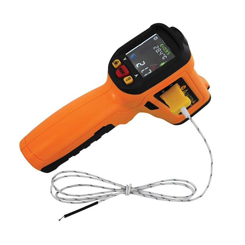 Infrarødt termometer med cirkulær laser (-30 til 800 °C)