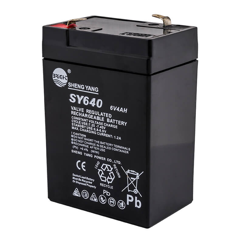 Genopladeligt 6 V 4,0 Ah blysyrebatteri til bordvægte
