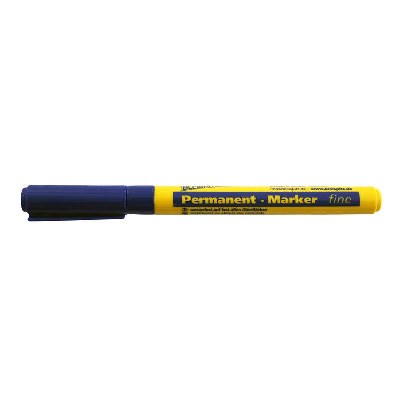 Permanent marker 1,0 mm blå rund spids (model 0778)