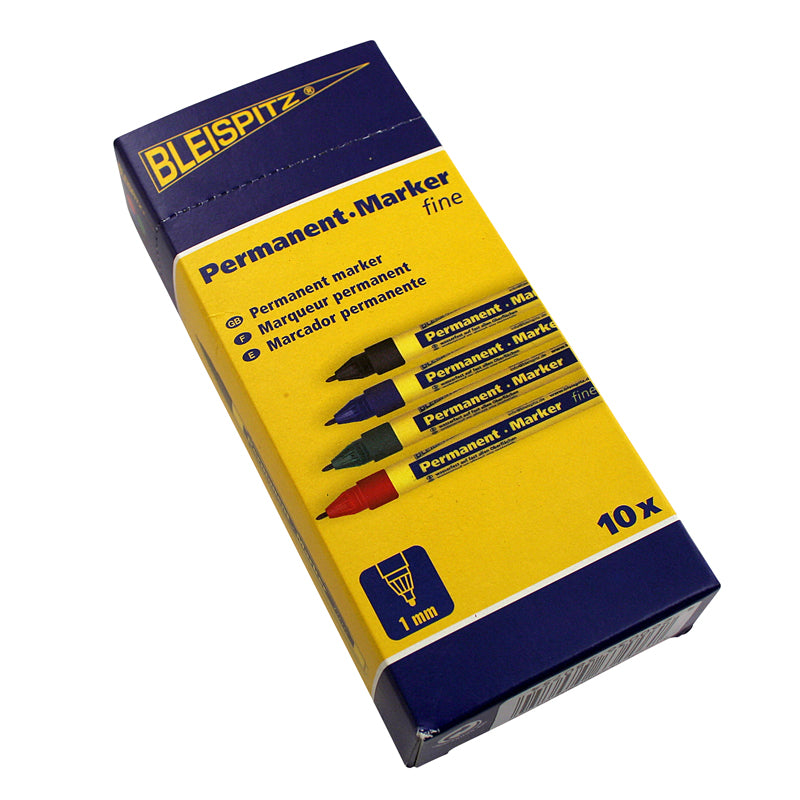 Permanent marker 1,0 mm sort rund spids (model 0679)