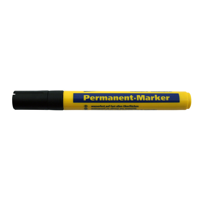 Permanent marker 1,5–3,0 mm sort rund spids (model 0631)
