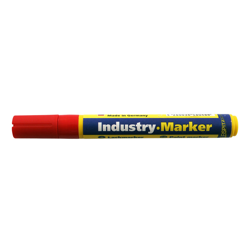 Industrimarker 4,0 mm rød rund spids (model 0488)