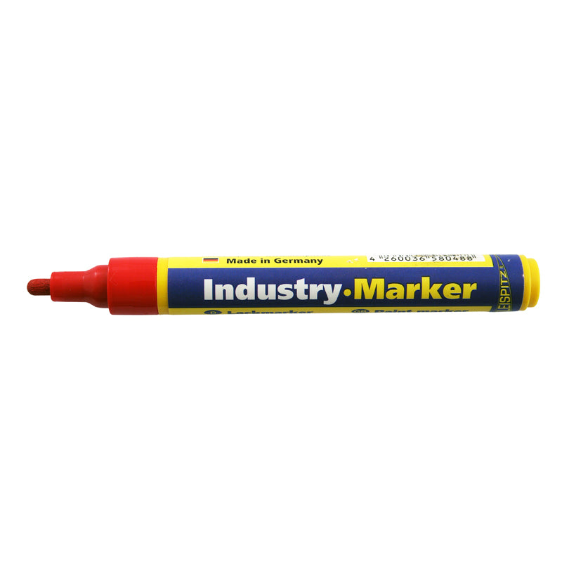 Industrimarker 4,0 mm rød rund spids (model 0488)