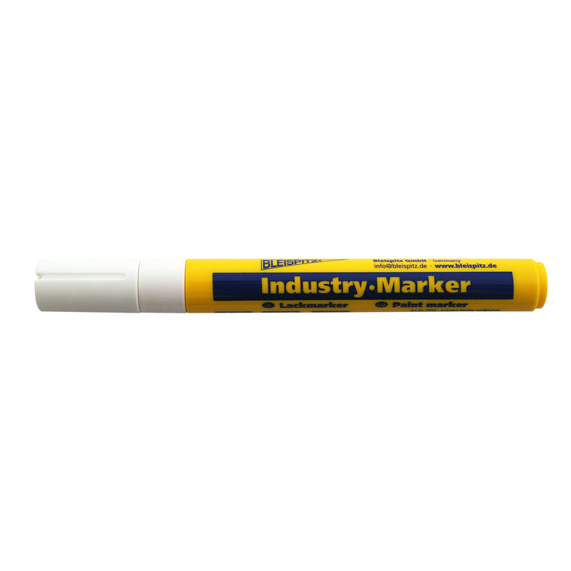 Industrimarker 4,0 mm hvid rund spids (model 0549)