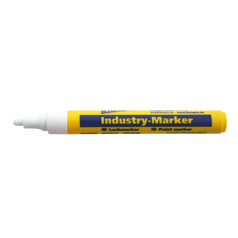 Industrimarker 4,0 mm hvid rund spids (model 0549)
