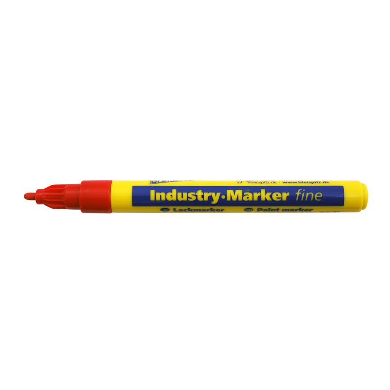 Industrimarker 1–2 mm rød rund spids (model 0914)