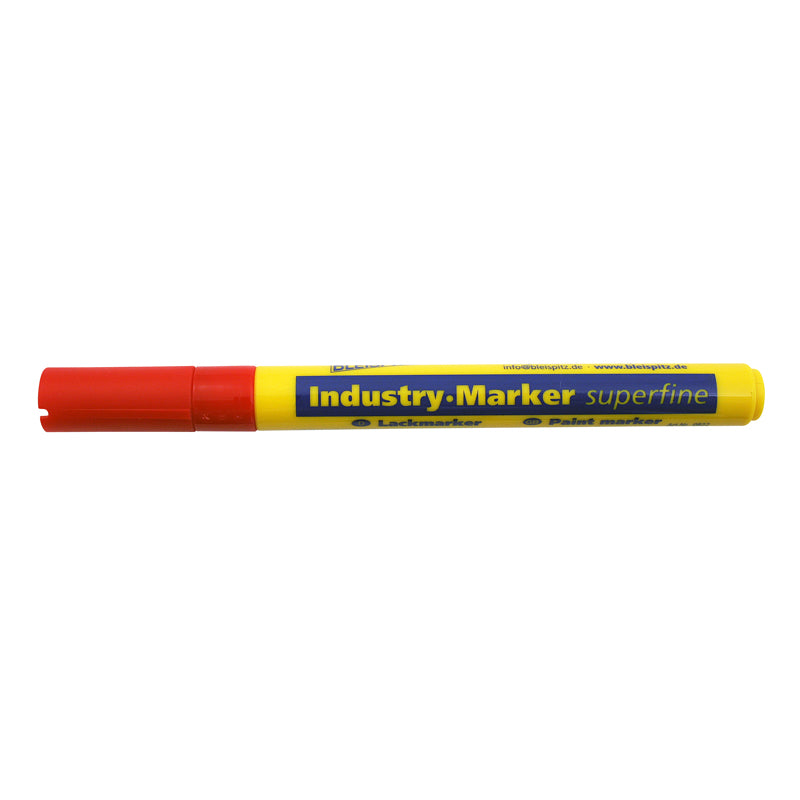 Industrimarker 0,8 mm rød rund spids (model 0815)