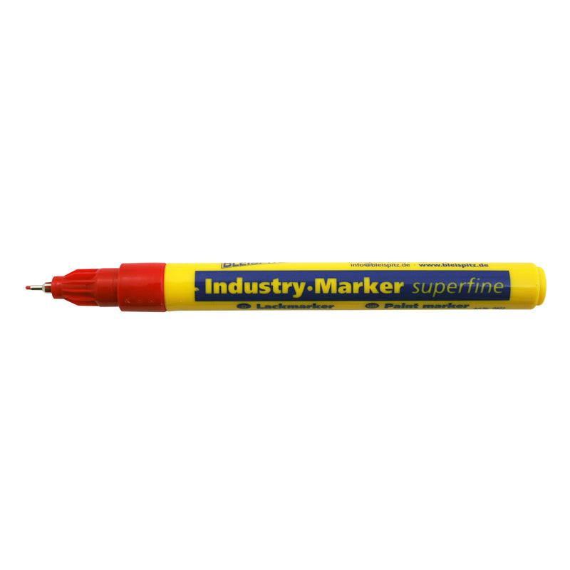 Industrimarker 0,8 mm rød rund spids (model 0815)