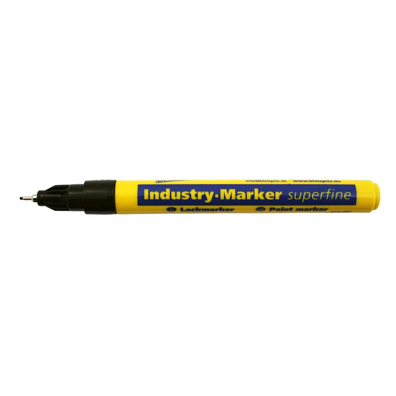 Industrimarker 0,8 mm sort rund spids (model 0891)