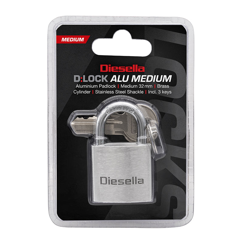 Hængelås Medium 32 mm aluminium
