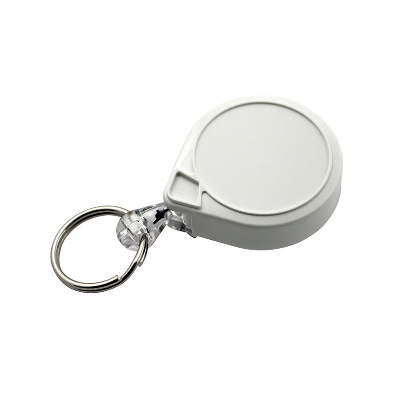 KEY-BAK nøglering Mini-Bak hvid med clips