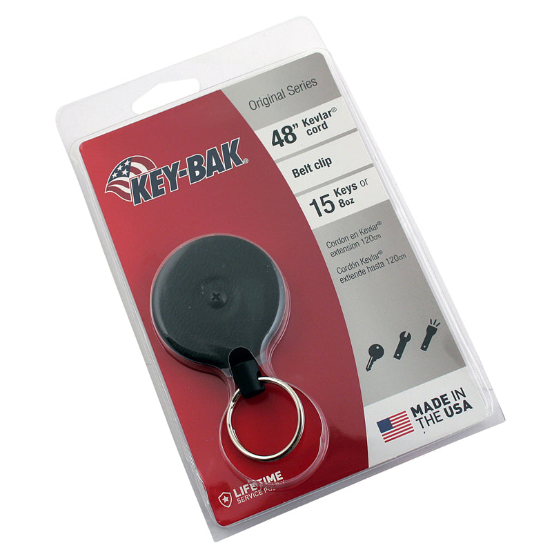 KEY-BAK nøgleholder 485B-HDK med bælteclips og kevlar wire