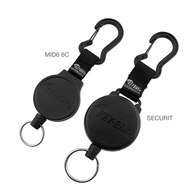 KEY-BAK nøgleholder Securit 488B-HDK med kevlar og karabinkrog